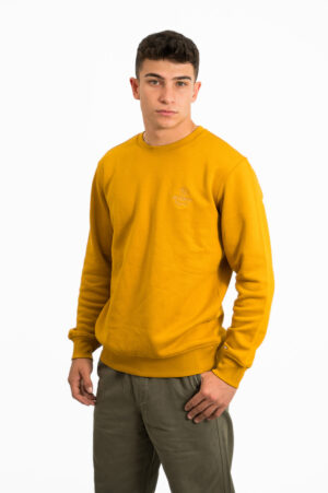 SUDADERA ECO CUELLO REDONDO CURCUMA