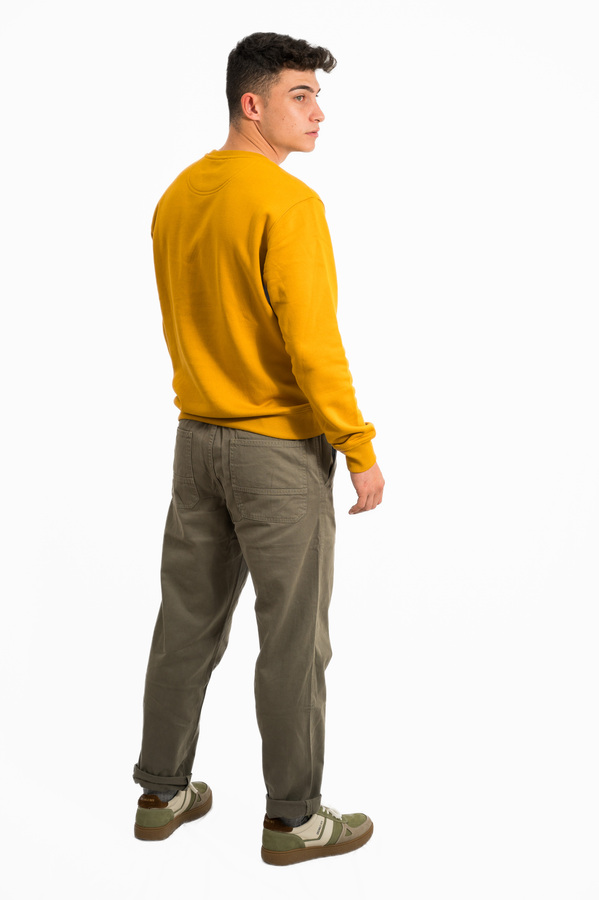 SUDADERA ECO CUELLO REDONDO CURCUMA - Imagen 4