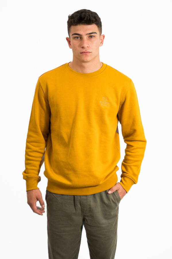 SUDADERA ECO CUELLO REDONDO CURCUMA - Imagen 2