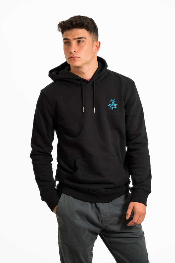 SUDADERA ECO CAPUCHA BLACK