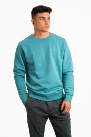 SUDADERA ECO CUELLO REDONDO ADRIATIC BLUE