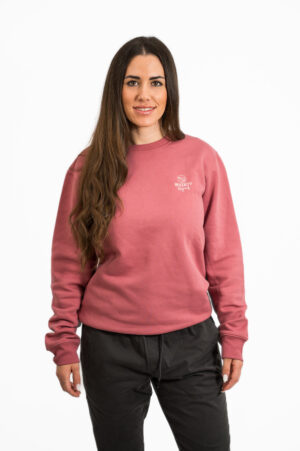 SUDADERA ECO CUELLO REDONDO ANTIQUE ROSE